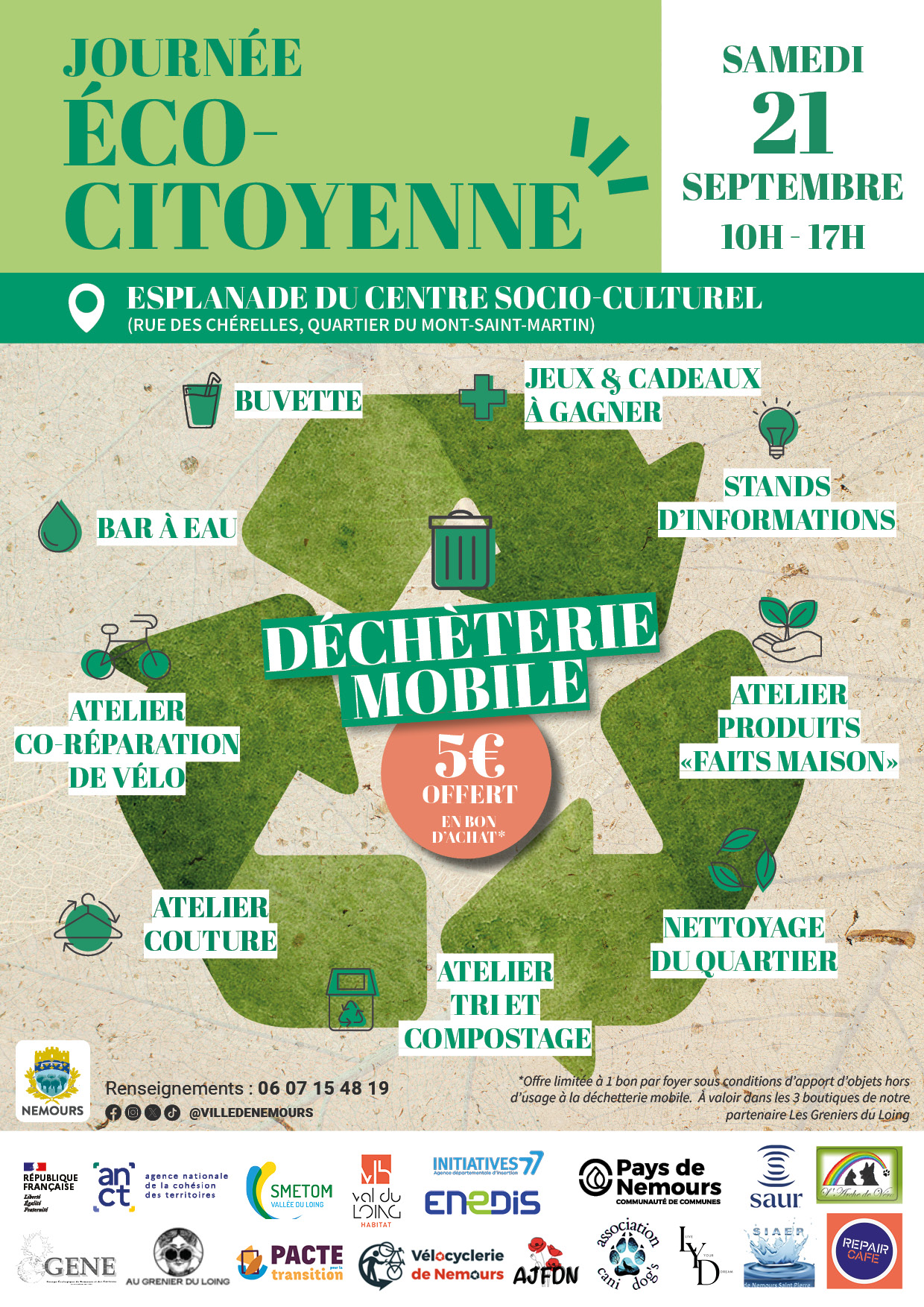 Journée eco-citoyenne 2024 de Nemours